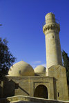Azerbaijan - Baku: Royal Mosque at the Shirvan Shah's palace - UNESCO world heritage - old city - photo by M.Torres