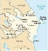 Azerbaijan: sensitive map