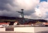 Azores / Aores - So Roque do Pico: monumento aos baleieros - photo by M.Durruti