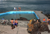 Azores / Aores - Terceira - So Mateus da Calheta - concelho de Angra do Herosmo: oceanic swimming pool - piscina ocenica - photo by A.Dnieprowsky