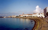 Azores / Aores - So Miguel - Ponta Delgada / PDL : by the bay - waterfront avenue / Avenida marginal - Infante Dom Henrique - photo by M.Durruti