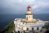 Azores / Aores - Nordeste: Ponta do Arnel lighthouse / farol - photo by A.Dnieprowsky