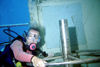 Bahamas - New Providence - Nassau: diver in a shipwreck (photo by K.Osborn)