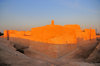 Manama, Bahrain: Portugal Fort - Qal'at al-Bahrain - Qal'at al Portugal - built under Portuguese commander Antnio Correia - UNESCO World Heritage Site - colors and shades of the last light of the day - golden hour - photo by M.Torres