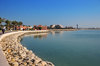 Muharraq, Muharraq Island, Bahrain: corniche along Arad Bay and Mvenpick Hotel Bahrain - photo by M.Torres