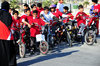 Arad, Muharraq Island, Bahrain: children at the start line for a bike race - photo by M.Torres