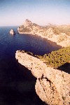 Majorca / Mallorca / Maiorca: Mirador the Colomer - view of Colomer island / isla Colomer - Formentor peninsula (photographer: Miguel Torres)