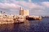 Menorca: Ciutadella de Menorca - tower at the harbour entrance (photo by Miguel Torres)