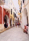 Menorca: Ciutadella de Menorca - arcade - Carrer de J.M Quadrado - ses Volles (photo by Miguel Torres)