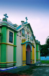Dakha / Dacca, Bangladesh: faade of the Holy Rosary Catholic Church / Tejgaon Church -  Farmgate - photo by M.Torres