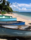 Barbados - Six Men's Bay - St Peter Parish: boats on the beach - photo by P.Baldwin