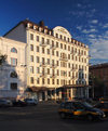 Minsk, Belarus: Hotel Europe - intersection of Internatsionalnaya and Lenin streets - photo by A.Dnieprowsky
