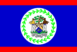 Belize / Beliza (formerly British Honduras) - flag