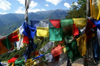 Bhutan - Paro dzongkhag - Prayer flags and mountains, on the way to Taktshang Goemba - photo by A.Ferrari