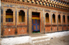 Bhutan - entrance to an altar room, inside Tango Goemba - photo by A.Ferrari