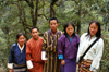 Bhutan - group of Bhutanese people, on their way to Cheri Goemba - photo by A.Ferrari