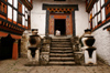 Bhutan - Jakar - entering the religious section of the Jakar Dzong - photo by A.Ferrari