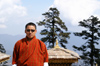 Bhutan - cool Bhutanese guide, in Dochu La pass - photo by A.Ferrari