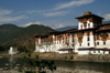 Bhutan - Punakha Dzong - faade - photo by A.Ferrari