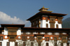 Bhutan - central tower of the Punakha Dzong - photo by A.Ferrari