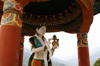 Bhutan - Buddhist godess, in Khansum Yuelley Namgyal Chorten - photo by A.Ferrari