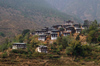 Bhutan - Rinchengang village, near Wangdue Phodrang - mud-brick houses - photo by A.Ferrari