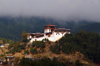 Bhutan - Jakar - district capital of Bumthang dzongkhag - Jakar Dzong - photo by A.Ferrari