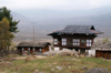 Bhutan - Bhutanese houses - Phobjikha valley - photo by A.Ferrari