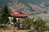 Bhutan - Paro: Bhutan's national museum - seen from the hill above - photo by A.Ferrari