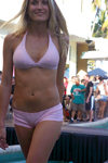 Miami: Florida girls - Clevelander's pool side fashion show - girl in bikini 1 - pics (photo by C.Blam)