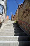 La Paz, Bolivia: stairs off Illimani avenue - photo by M.Torres