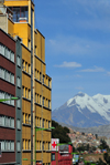 La Paz, Bolivia: Avenida Eliodoro Camancho, designed by Emilio Villanueva, has a view towards Nevado de Illimani - photo by M.Torres