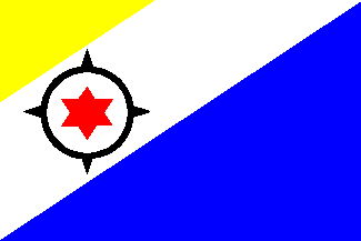 Bonaire flag (Netherlands Antilles - domain of the Netherlands / Holland / Holanda / Pases Baixos / Niederland / Nederland / Pays Bas)