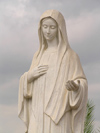 Bosnia-Herzegovina - Medugorje: statue of the Virgin Mary -municipality of Citluk- Herzegovina-Neretva Canton (photo by J.Kaman)