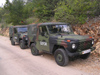 Bosnia / Bosnia / Bosnien - Vehicles of EUFOR peace corps - Bundeswehr - German army jeeps (photo by J.Kaman)