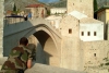 Bosnia-Herzegovina - Mostar: contemplating better days - new bridge - Unesco world heritages site - Herzegovina-Neretva Canton (photo by Jordan Banks)