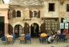 Bosnia-Herzegovina - Mostar: coffee on the square - Marshall cafe (photo by Jordan Banks)