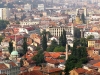 Bosnia-Herzegovina - Sarajevo:  the old city from above - stari grad (photo by J.Kaman)