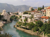Mostar: bridge and bend of the Neretva river - UNESCO world heritage site (photo by J.Kaman)