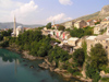 Bosnia-Herzegovina - Mostar: along the Neretva river (photo by J.Kaman)