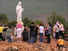 Bosnia-Herzegovina - Medugorje: pilgrims praying to the Virgin Mary (photo by J.Kaman)