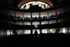 Brazil / Brasil - Fortaleza (Cear): Jos de Alencar theatre / Teatro Jos de Alencar - interior - against the light - photo by N.Cabana