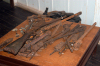 Brazil / Brasil - Porto Acre: memorial room - archeology - rifles from Acre's wars / espingardas - revolta do Acre - revoluo acreana (photo by Marta Alves)