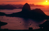 Brazil / Brasil - Rio de Janeiro: Sugar Loaf / Po de Aucar and Guanabara bay from Corcovado  (photo by Lew Moraes)