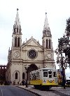 Brazil / Brasil - Curitiba: the Basilica - Gothic Revival architecture | Catedral Baslica Menor de Nossa Senhora da Luz - estilo Neogtico (photo by Miguel Torres)
