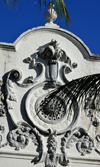 Olinda, Pernambuco, Brazil: detail of a gable decoration element on Travessa de So Francisco - photo by M.Torres