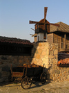 Sozopol: in front of Windmill restaurant (photo by J.Kaman)