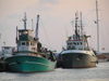Nesebar: fishing fleet - ships - trawlers (photo by J.Kaman)