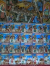 Rila Monastery: fresco - angel and the devil (photo by J.Kaman)