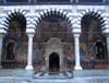 Rila Monastery: main church - porch and entrance (photo by J.Kaman)